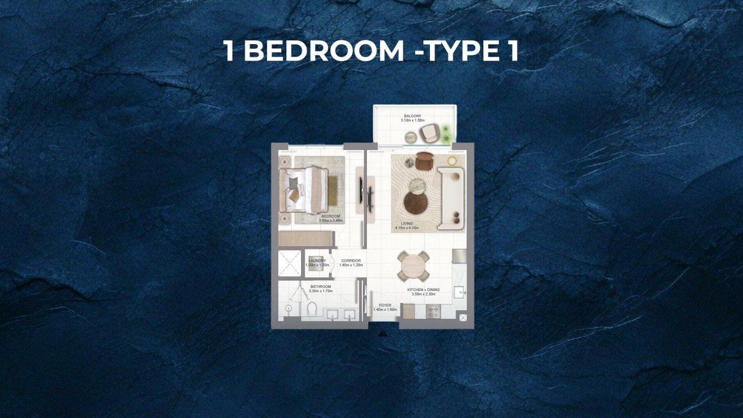  1 BR - Type A