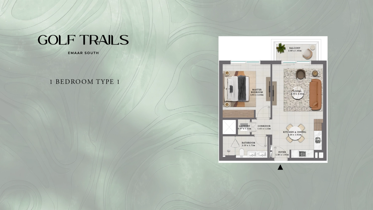  1 BR - Type A