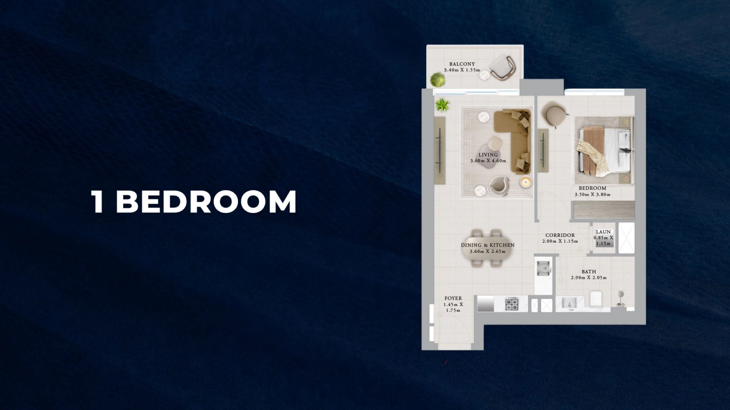  1 BR - Type A