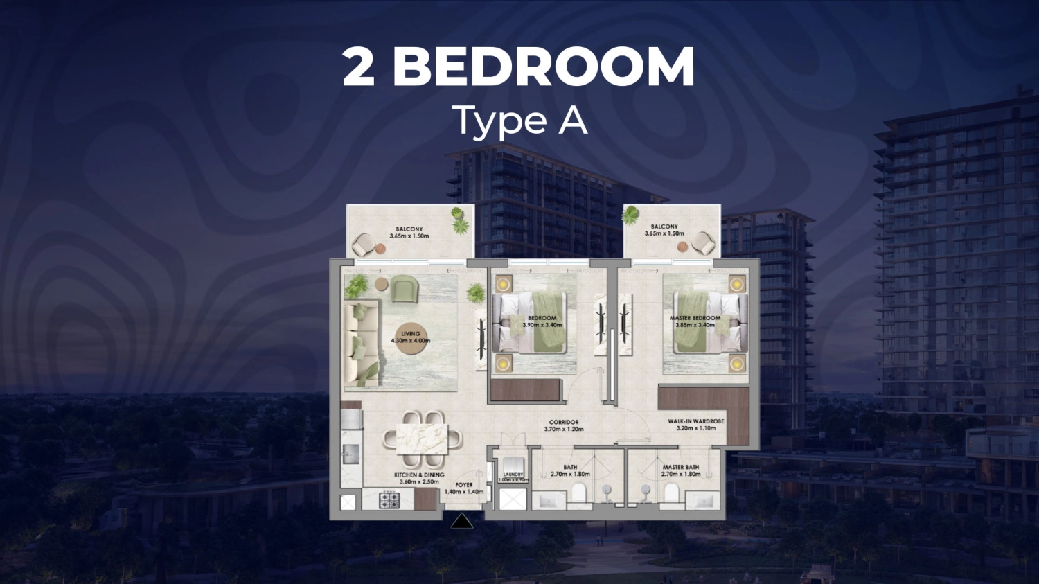  2 BR - Type A