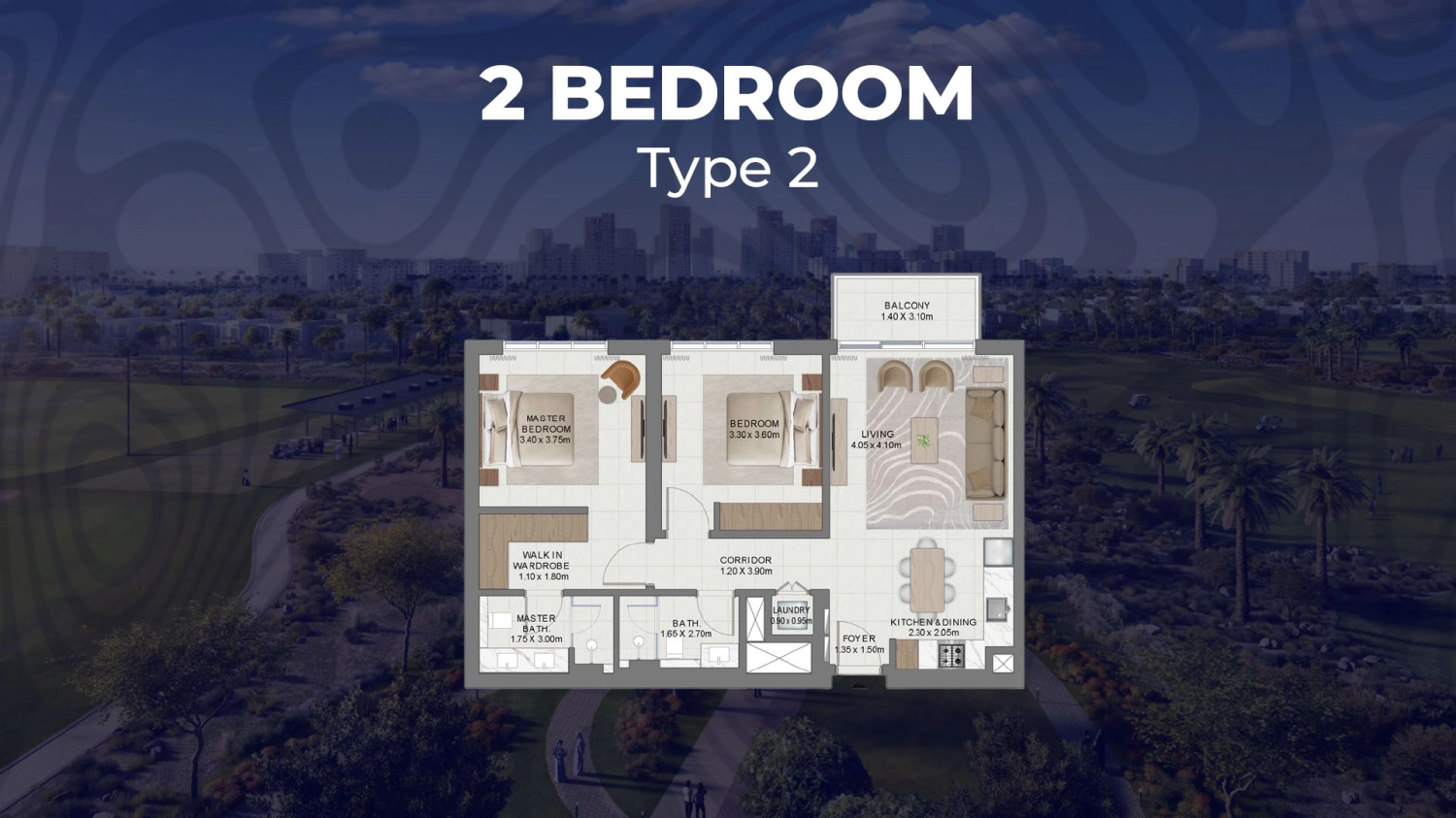  2 BR - Type B
