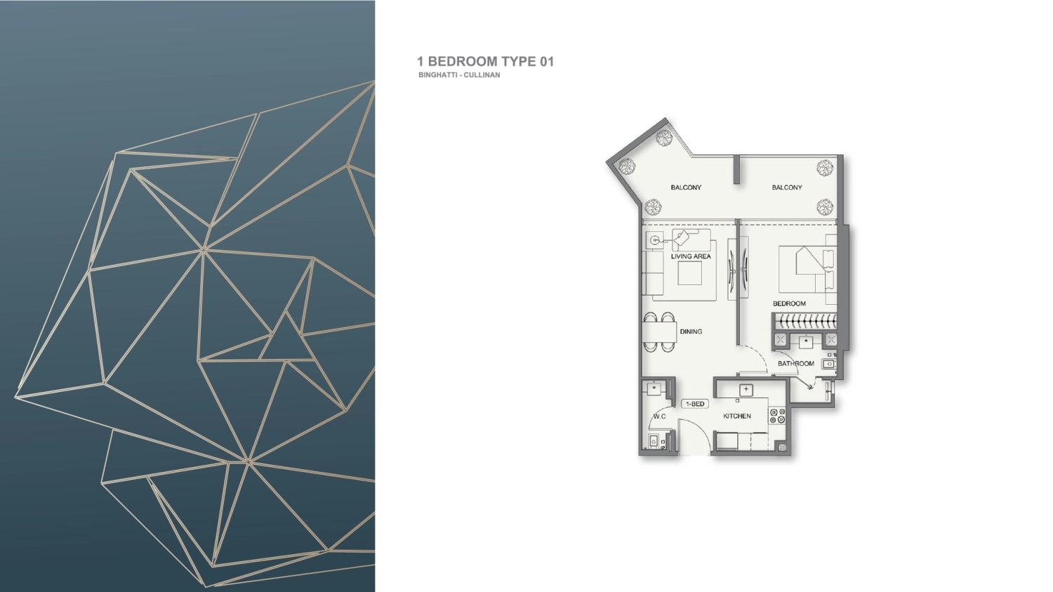  1 BR - Type A