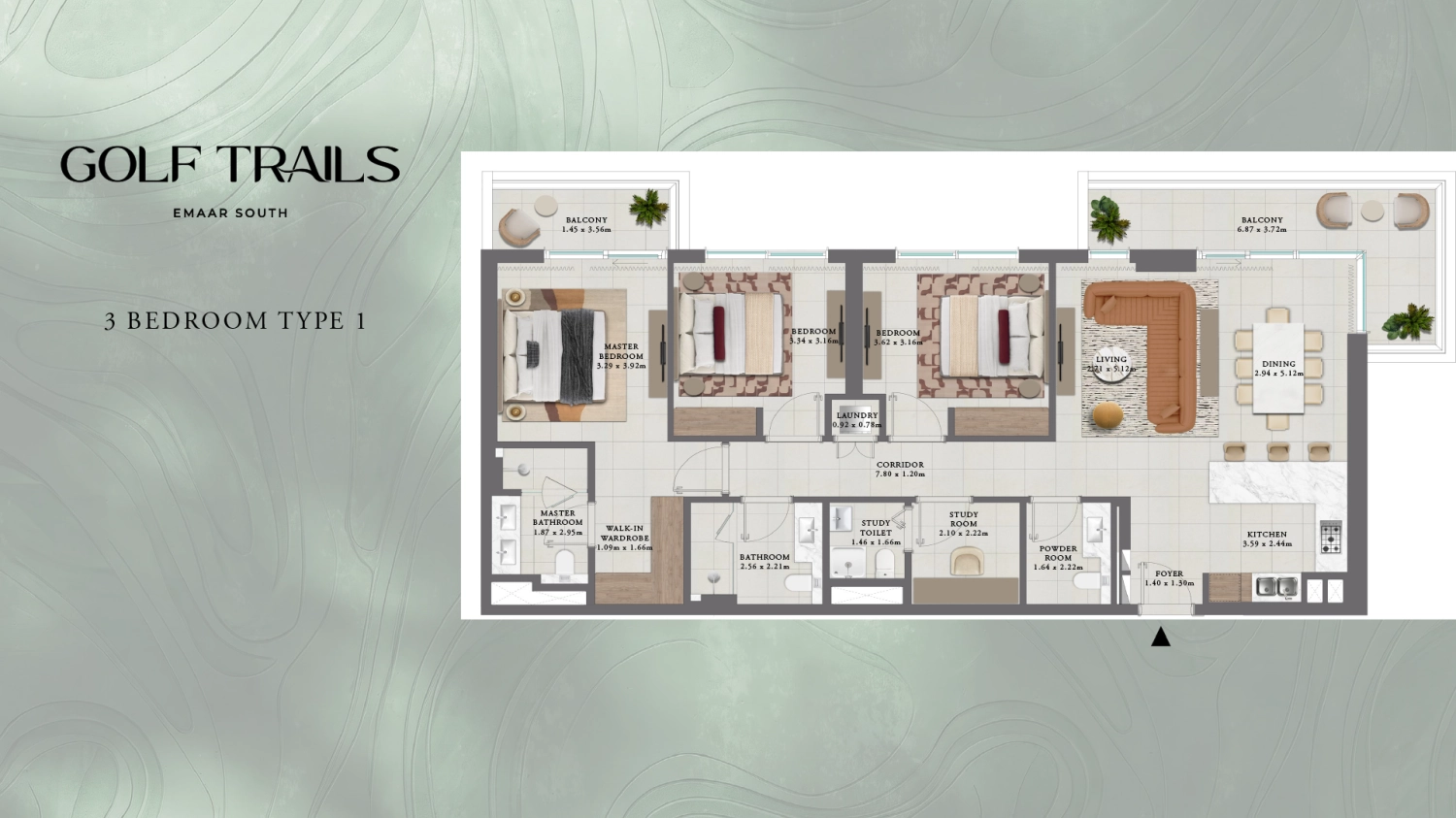  3 BR - Type A