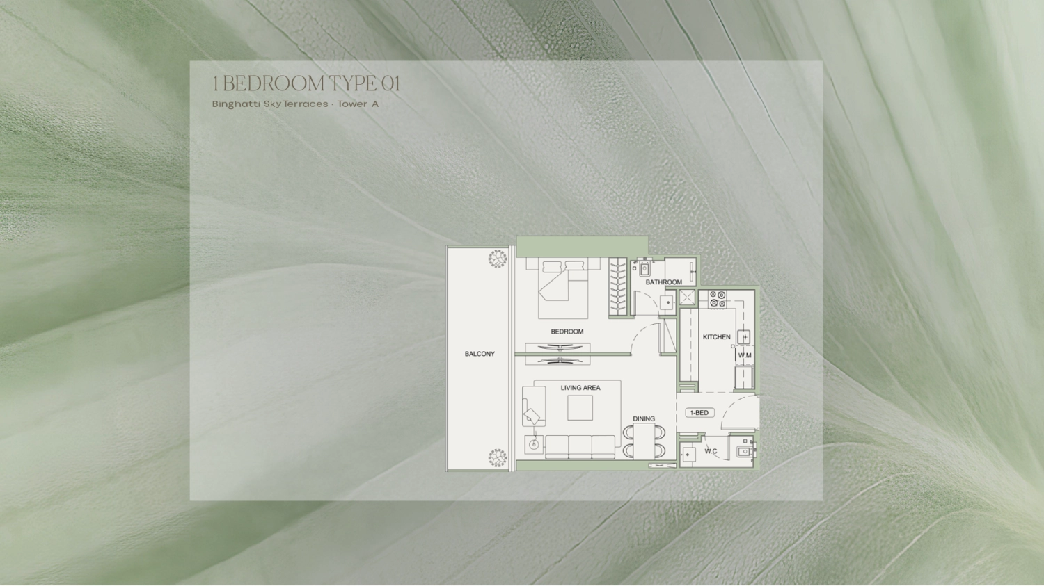  1 BR - Type A