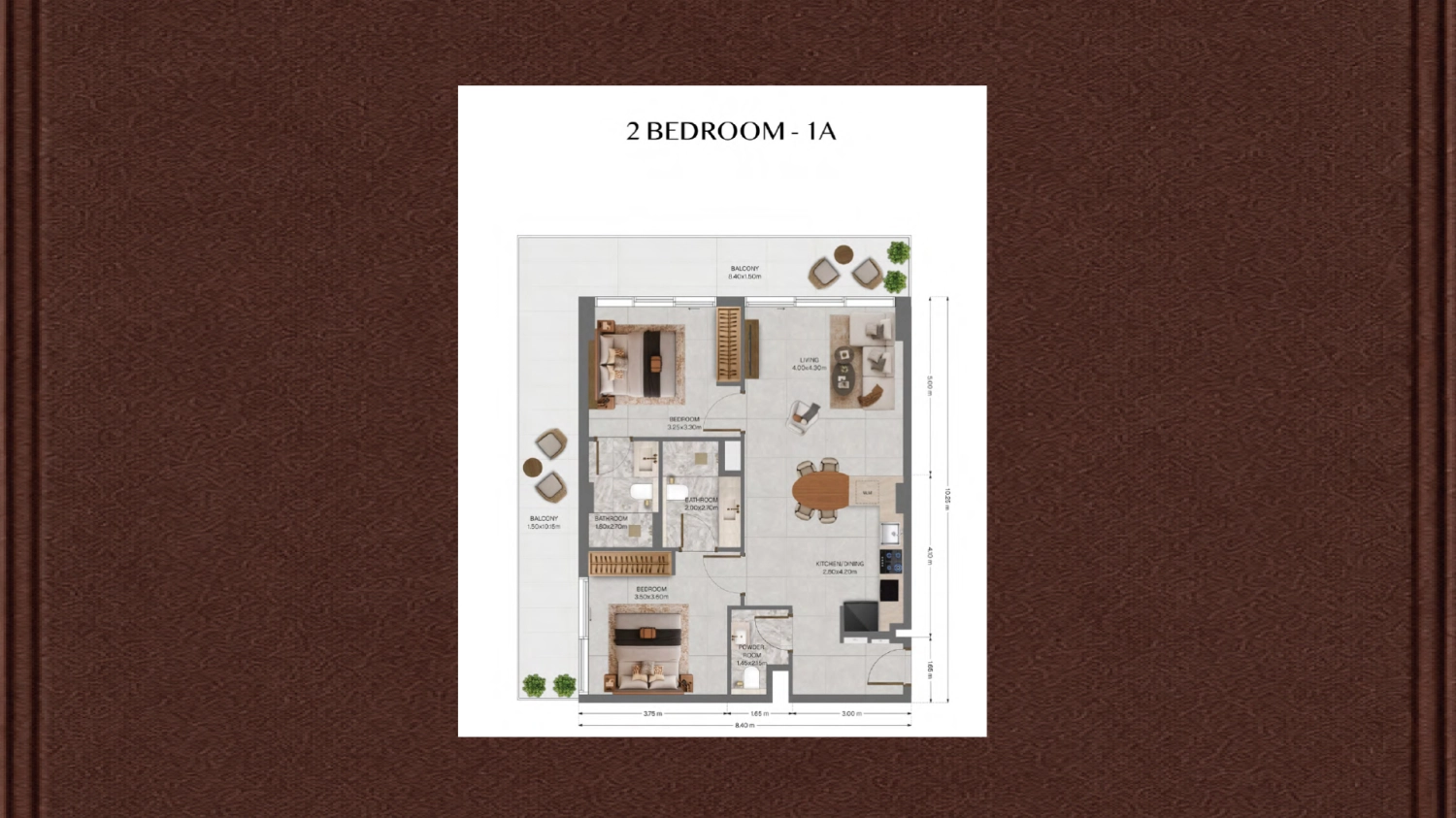 2 BR - Type A