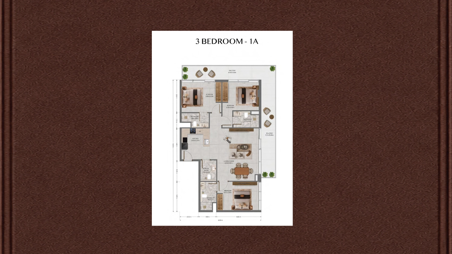  3 BR - Type A